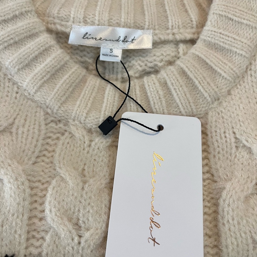 NWT Line & Dot Montana Faire Isle Sweater Size Small - Picture 13 of 14